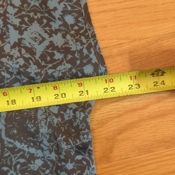 The Limited Teal Brown Blouse Large - Picture 6 of 9